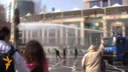Police, Demonstrators Clash In Baku Police, Demonstrators Clash In Baku