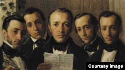 М. Скотти. Пять братьев Бенуа, 1847 г.