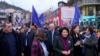 Georgian President Joins Pro-EU Rally
