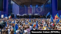 Проправительственный митинг в Кишинёве 21 мая