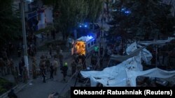 Последствия ракетного удара по Краматорску