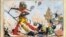 Поступь интеллекта. Карикатура Роберта Сеймура. 1828