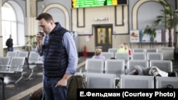 Навальный во время президентского турне