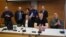 Участники форума в Берлине, поставившие под декретом подписи "вживую".