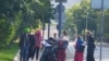 Задержание напавшего на трансперсон человека. Москва, РФ, 2023 год