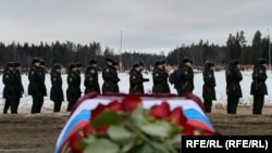 Похороны российских военных, иллюстративное фото