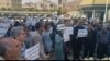 Teachers protesing in Iran's Fars Province (file photo)
