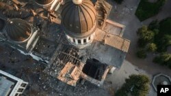 Преображенский собор после российского удара