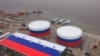 Плавучая водозаборная станция в Ростовской области, построенная для обеспечения сепаратистской "ДНР". Март 2023 года