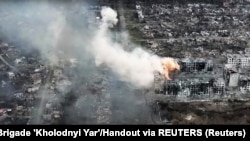 Последствия боев в Бахмуте