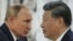 Владимир Путин и Си Цзинпин, коллаж
