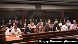 Пленные украинские граждане в Южном окружном военном суде. Ростов-на-Дону, 2023 год