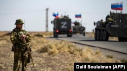 Российский патруль в Сирии