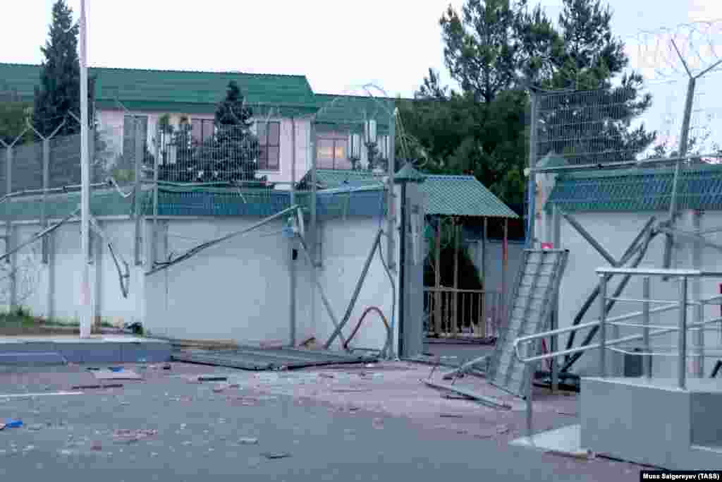 This was the scene at Makhachkala’s Uytash Airport on October 30 after it was stormed by mobs of men hunting for Jewish passengers from a flight that had just arrived from Israel on October 29.  