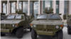 Бронетранспортеры китайского производства ShaanXi Tiger 4х4, доставленные в Грозный. Фото: скриншот видеозаписи из телеграм-канала Рамзана Кадырова