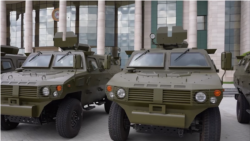 Бронетранспортеры китайского производства ShaanXi Tiger 4х4, доставленные в Грозный. Фото: скриншот видеозаписи из телеграм-канала Рамзана Кадырова