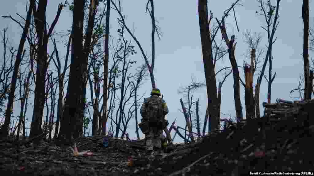 Штурмовики бригади «Едельвейс» висуваються на штурм ворожих позицій