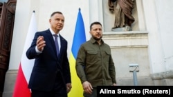 Анджей Дуда и Владимир Зеленский