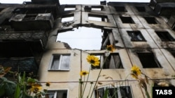 Последствия одного из обстрелов Белгорода