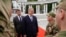 Уфа. Радий Хабиров на церемонии отправки добровольческого полка "Башкортостан" на войну в Украину. Лето 2023 года