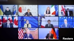 Видеоконференция стран G7 с участием президента Украины, 6 декабря 2023 года