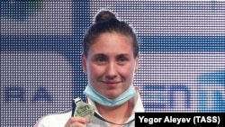Трёхкратная чемпионка Европы по плаванию Анастасия Кирпичникова
