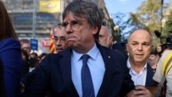 Время Свободы: Неуловимый Пучдемон. Лидер каталонских сепаратистов выступил в Барселоне  Время Свободы: Неуловимый Пучдемон. Лидер каталонских сепаратистов выступил в Барселоне