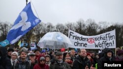 Антивоенная демонстрация в Берлине, 25 ноября 2023 года