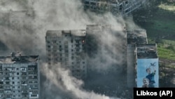 Разрушенный Бахмут, 26 апреля 2023 года