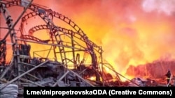 Последствия ракетного удара по Днепропетровской области