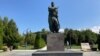 A monument to Gotse Delchev in a park in North Macedonia's capital, Skopje. (file photo)