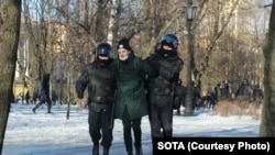 Задержание на акции в Петербурге