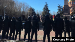 Антивоенная акция в Волгограде 6 марта