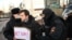 Задержание на антивоенной акции в Москве