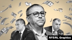 Фотоколаж. Зліва направо: Тедер, Аксьонов, Константінов