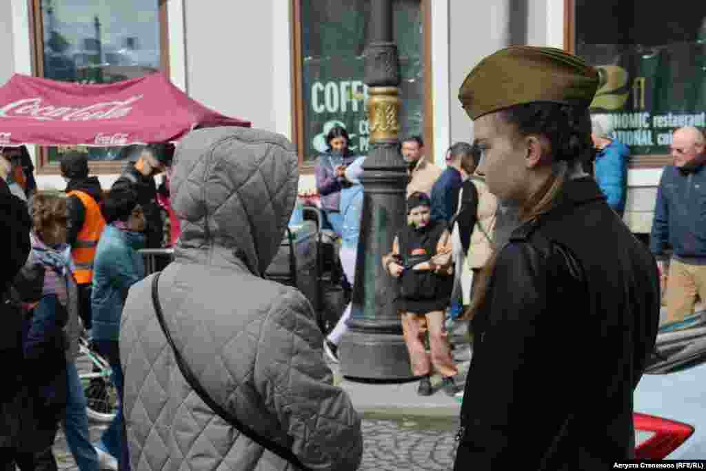 Участники Бессмертного полка в Петербурге 