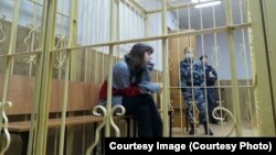 Олеся Кривцова в суде (архивное фото)
