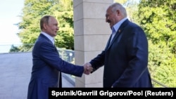 Володимир Путін і Олександр Лукашенко, 26 вересня 2022 року, ілюстративне фото