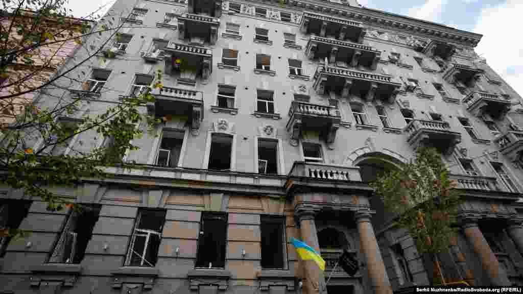 Вибухова хвиля вибила вікна  
