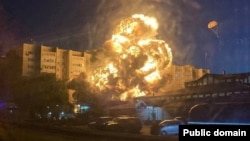 Ейск, момент падения военного самолета. 17 октября 2022 года