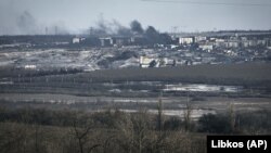 Дым над Соледаром, январь 2023 г.