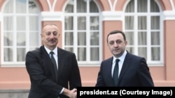 ილჰამ ალიევისა და ირაკლი ღარიბაშვილის შეხვედრა მცხეთის "შატო მერეში".