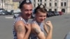 Командир разведотделения "ЧВК Вагнера" Игорь Степанов (слева) и его сын Владислав