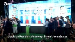 Ukraine's Zelenskiy Promises 'Victory Over Corruption' As Party Leads Snap Parliamentary Vote Ukraine's Zelenskiy Promises 'Victory Over Corruption' As Party Leads Snap Parliamentary Vote