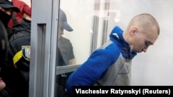Вадим Шишимарин в суде, Киев, 13 мая 2022 года