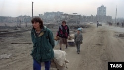 Чечня. Грозный. 1995 год. Архивное фото