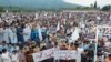 A protest rally against the return of the TTP militants in the Lower Dir district of Khyber Pakhtunkhwa.
