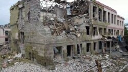 Drones Reveal Scale Of Damage To Donetsk Region Schools And Market Drones Reveal Scale Of Damage To Donetsk Region Schools And Market