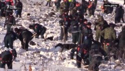 Поисковая операция на месте крушения Ан-148 Поисковая операция на месте крушения Ан-148