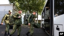 Мобилизованные в Краснодаре. Сентябрь 2022 года